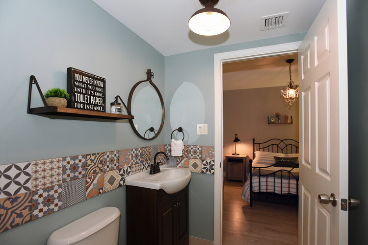 vanity sink bathroom remodel